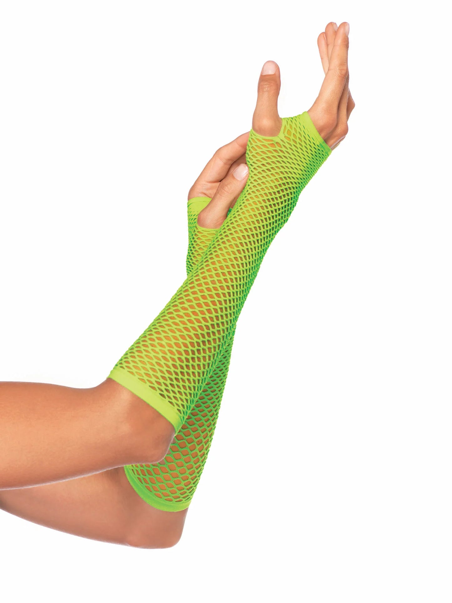 Triangle Net Fingerless Gloves