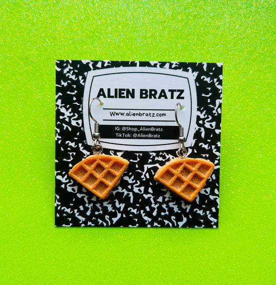 Waffle Earrings