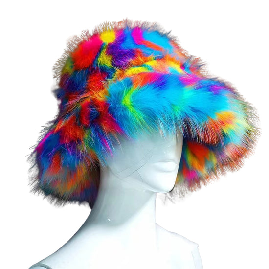 Splatter Rainbow Bucket Hat