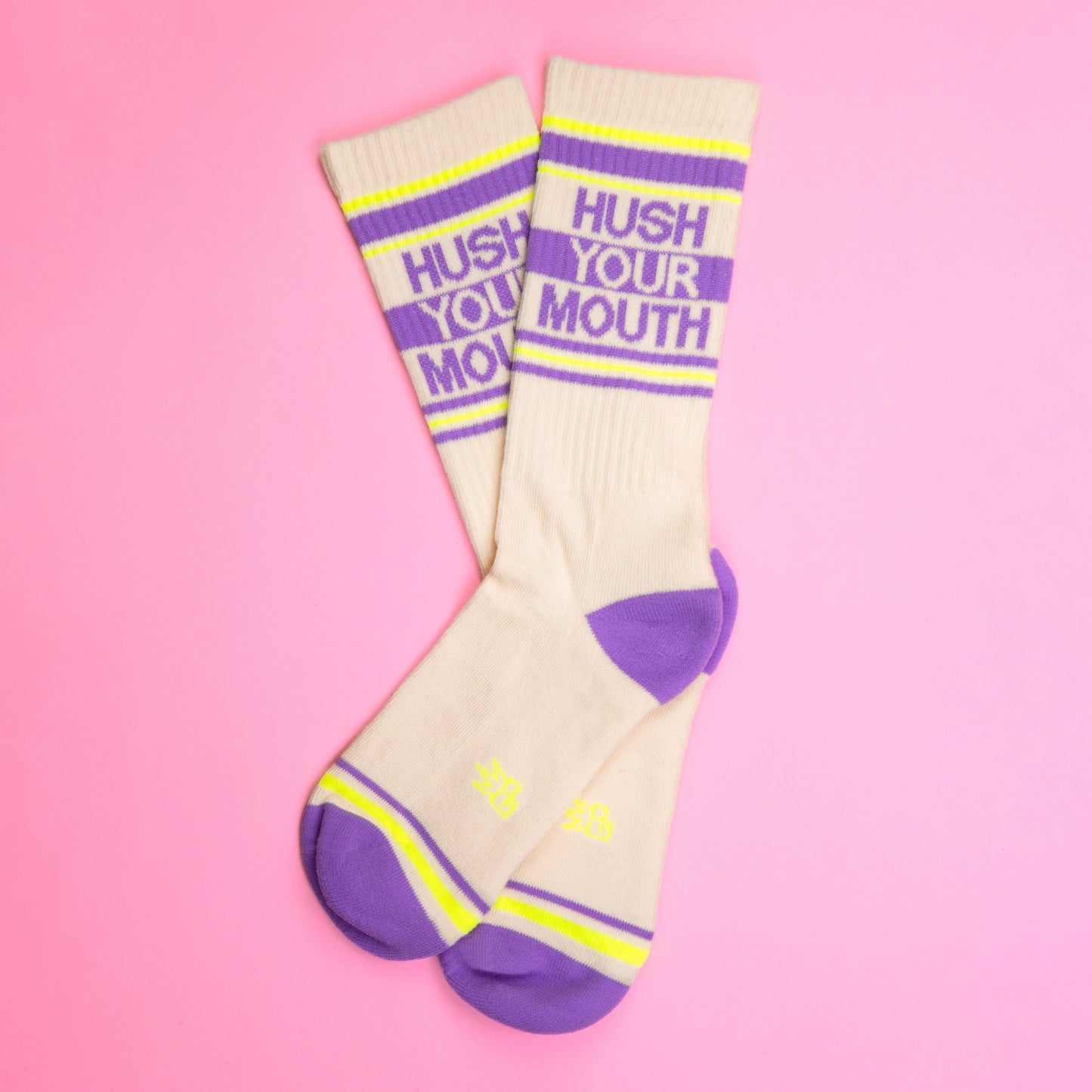 Hush Your Mouth Gym Socks