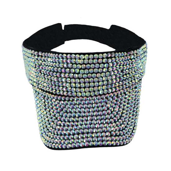 Rhinestone Visor Hat