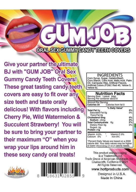 Gum Job Oral Sex Gummy Candy Teeth Covers