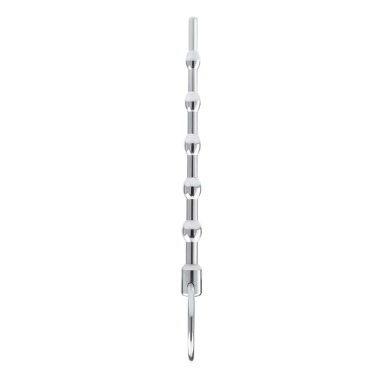 4.5" Stainless Steel Beaded Urethral Sound