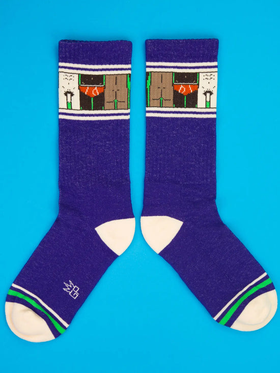 Buns and Bones Gym Crew Socks