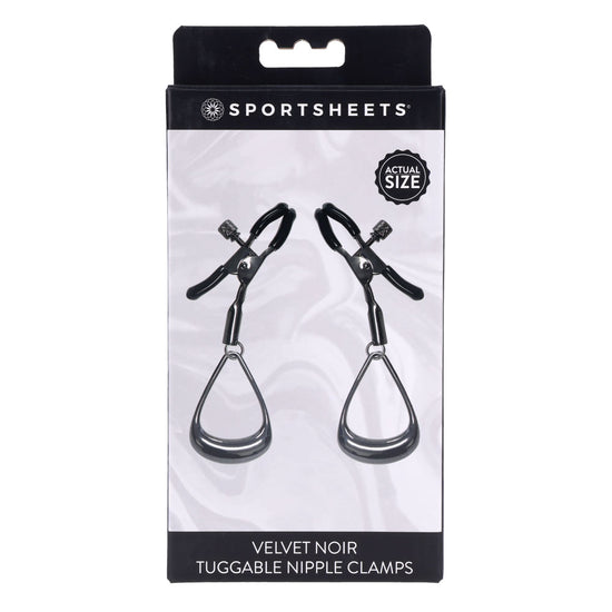 Velvet Noir Tuggable Nipple Clamps