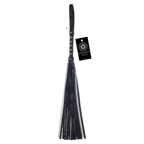 Velvet Noir Chain Flogger