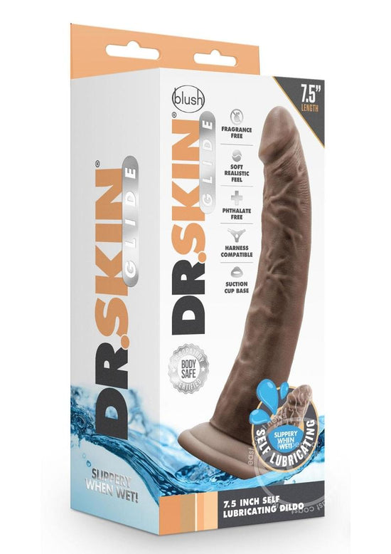 Dr. Skin Glide Self Lubricating Dildo 7.5in