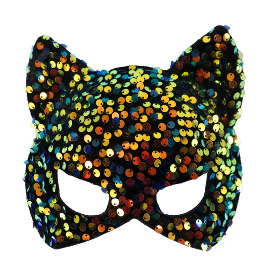 Sequin Cat Mask