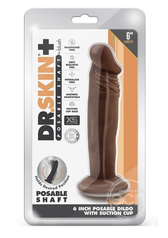 Dr. Skin Plus Gold Collection Posable Dildo 6in