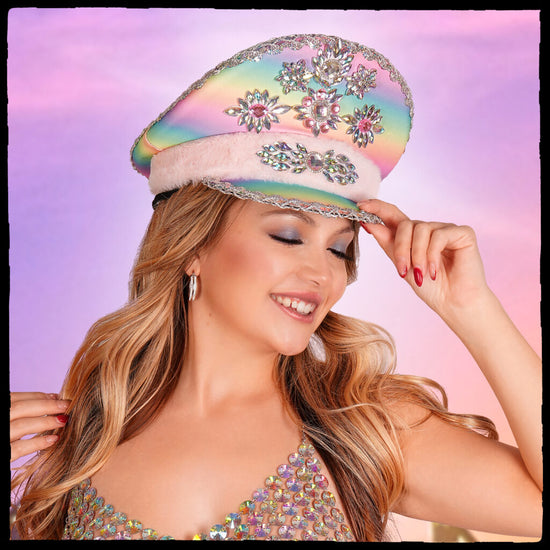 Sequin Police Hat