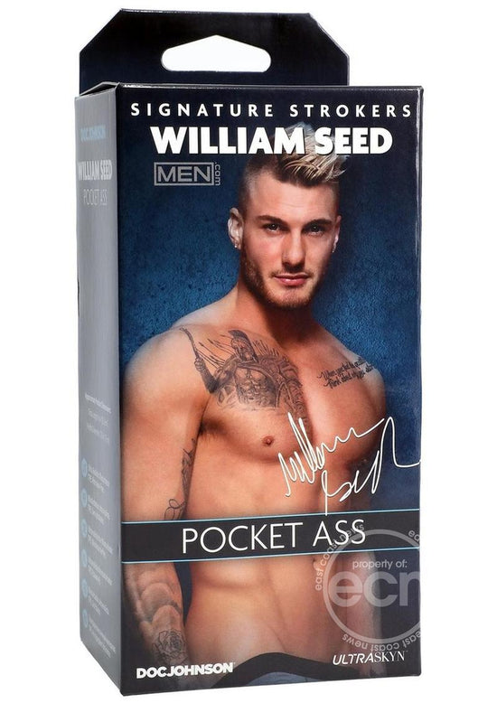 Signature Strokers William Seed Pocket Ass Masturbator - Vanilla