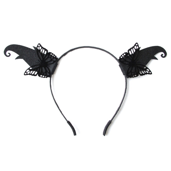 Load image into Gallery viewer, Darque Butterfly Headband
