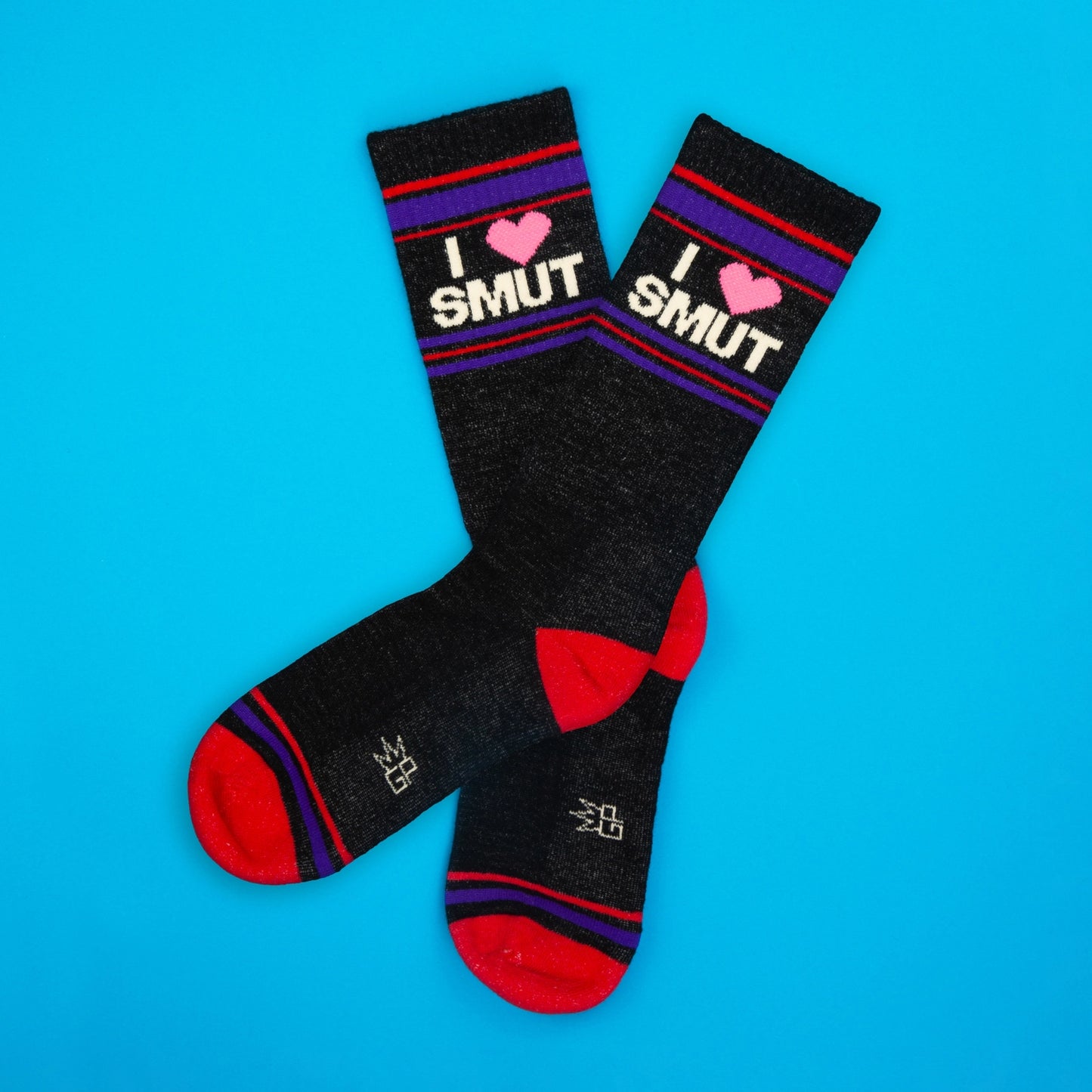 I Smut Gym Crew Socks - Pretty Pussycat I Smut Gym Crew Socks - Pretty Pussycat