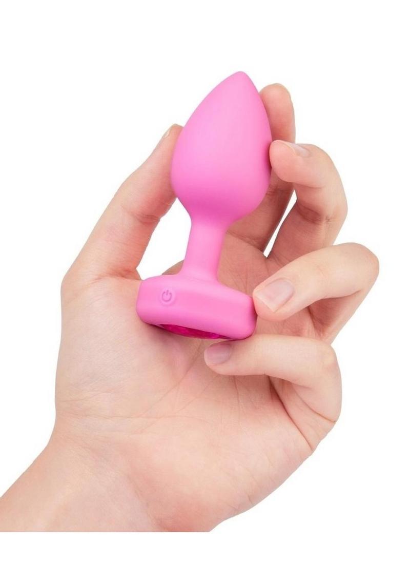 B-Vibe Vibrating Heart Shape Jewel Plug