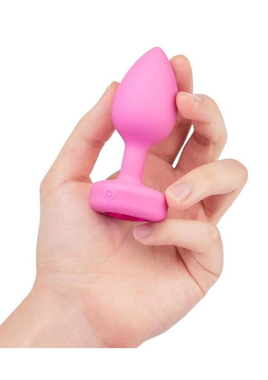 B-Vibe Vibrating Heart Shape Jewel Plug