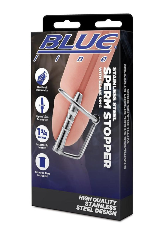 Stainless Steel Sperm Stopper With Glans Ring