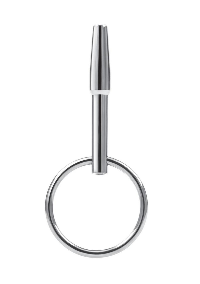 Stainless Steel Penis Plug with Ring
