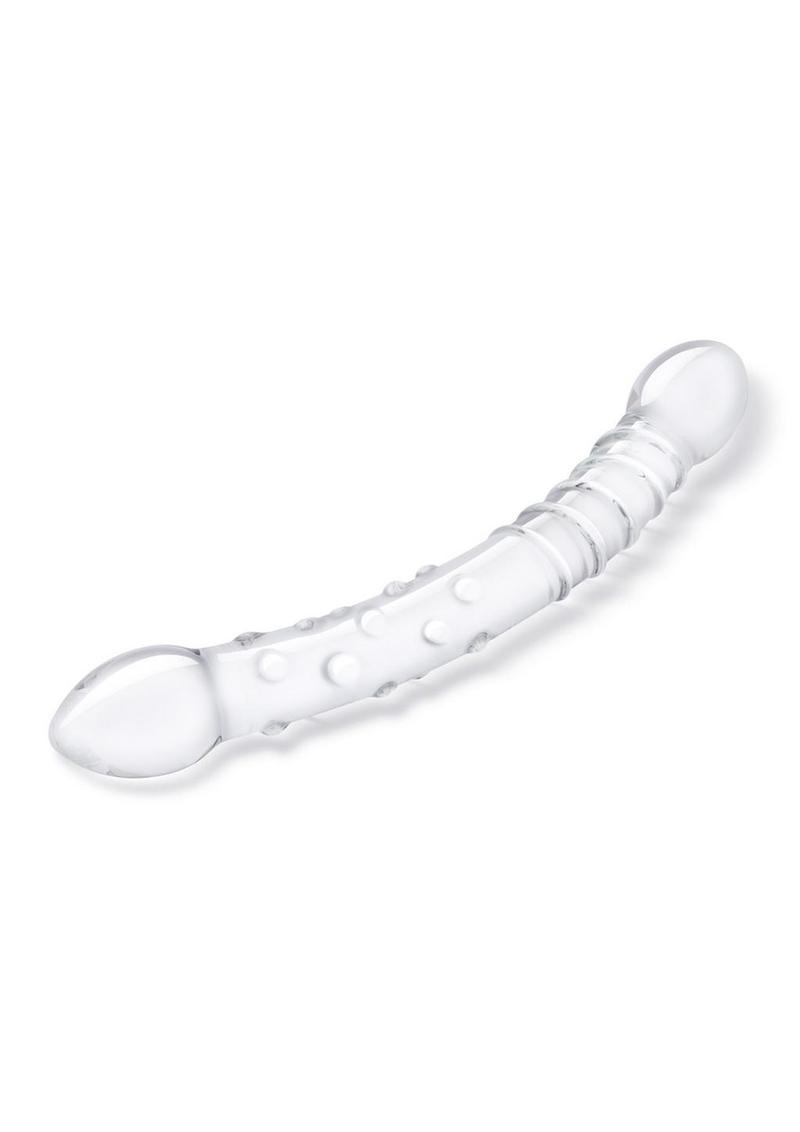 Glas Girthy Double Trouble Glass Dildo 12in