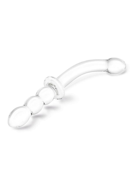 Glas Girthy Ribbed G-Spot Glass Dildo