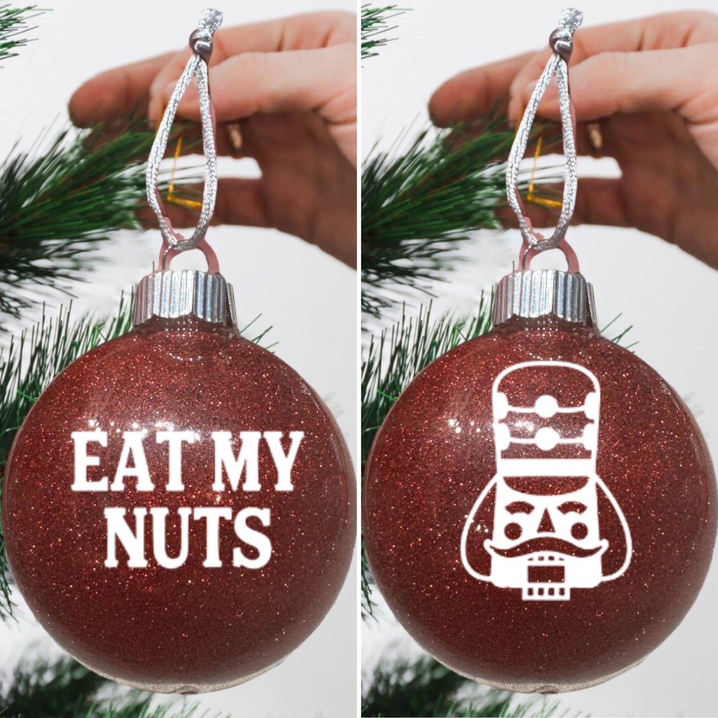 Eat My Nuts Ornament