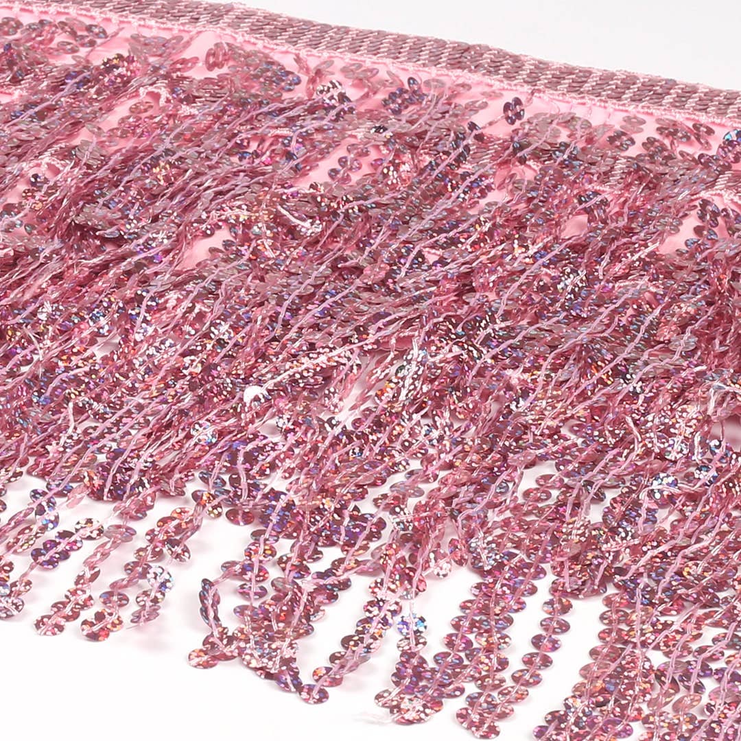 Sequin Fringe Mini Skirt - Sparkly Belly Dance Hip Scarf