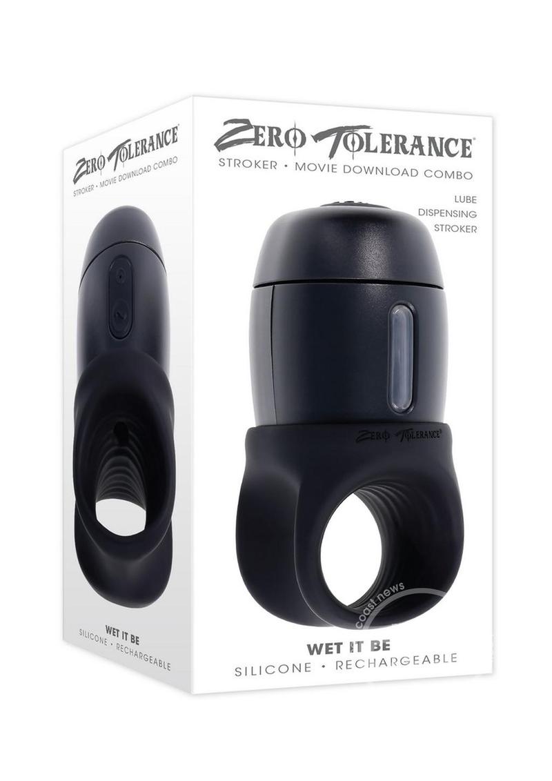 Zero Tolerance Wet it Be Rechargeable Silicone Self Lubricating Stroker