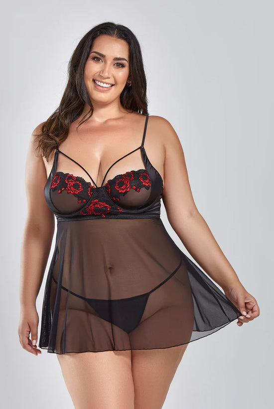 Plus Size Wanda Babydoll