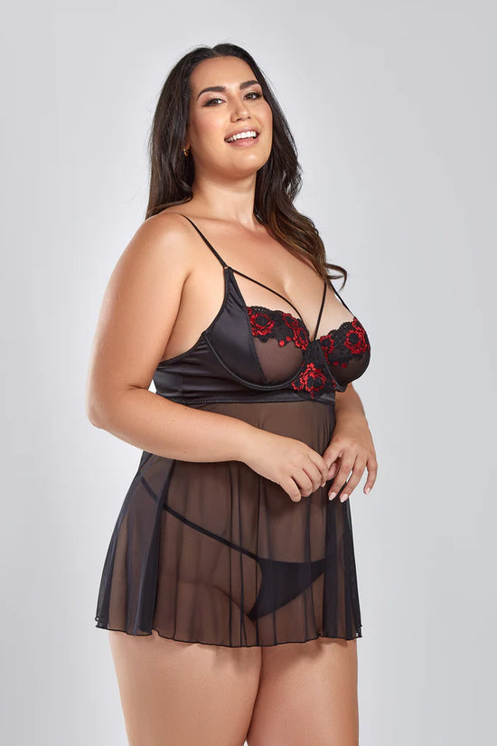 Plus Size Wanda Babydoll