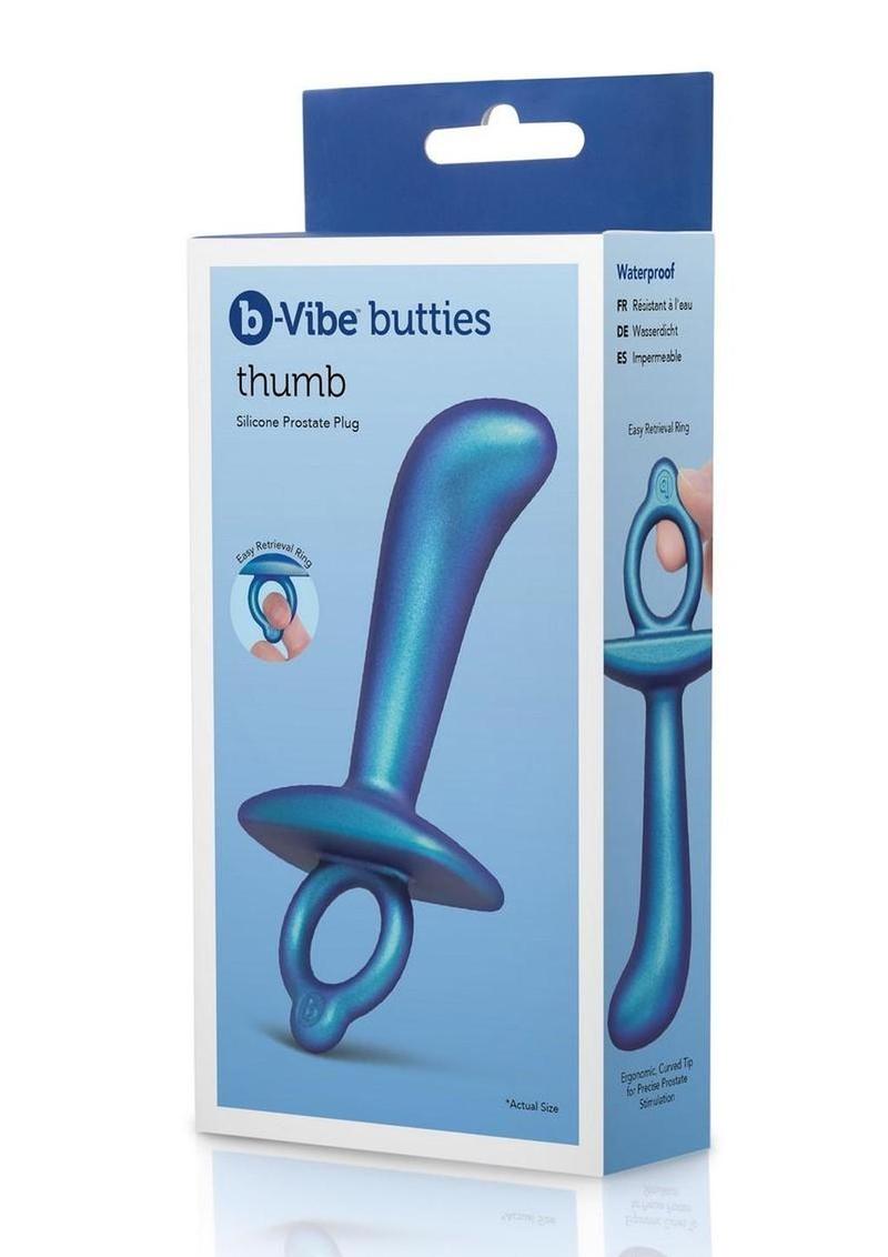 B-Vibe Butties Thumb Silicone Prostate Plug