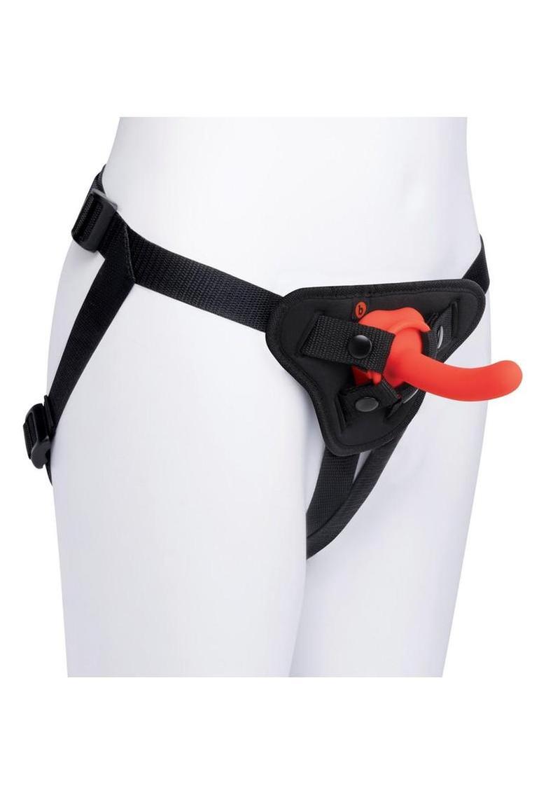 B Vibe Beginner Strap On Harness with Dildo Peg 5in