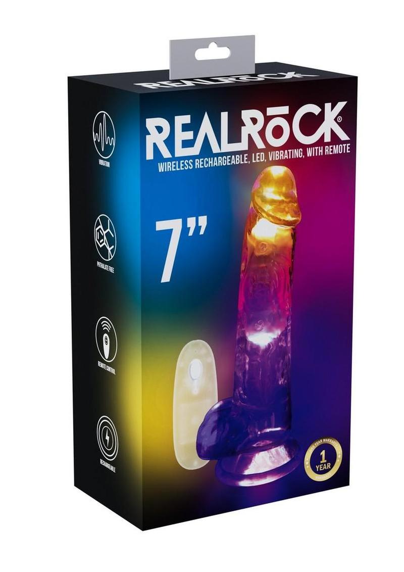 RealRock Rechargeable Dildo with Balls