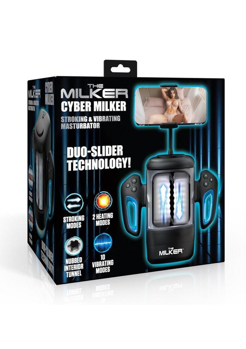 The Milker Cyber Milker Stroking & Vibrating Rechargeable Masturbator