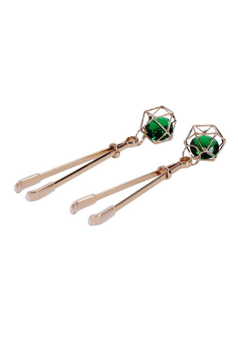 Sex & Mischief Indica Crystal Nipple Clips