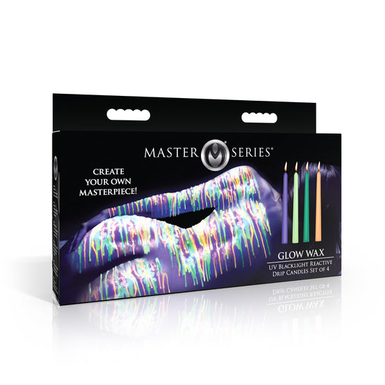 Master Series UV Blacklight Reactive Drip Candles