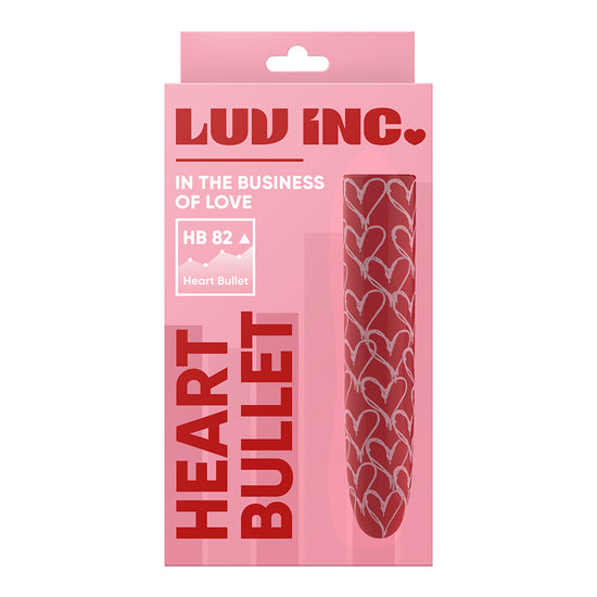 Luv Inc Hb82 Heart Bullet Vibrator