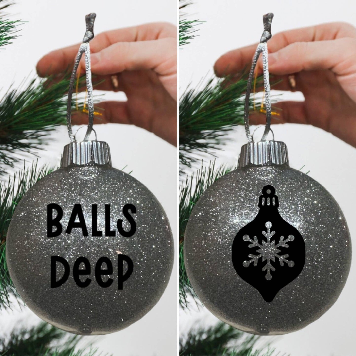 Balls Deep Ornament