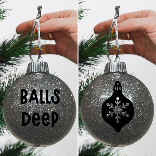 Balls Deep Ornament