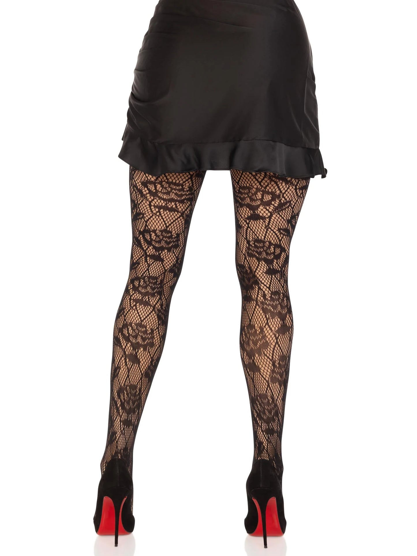 Wild Rose Net Tights