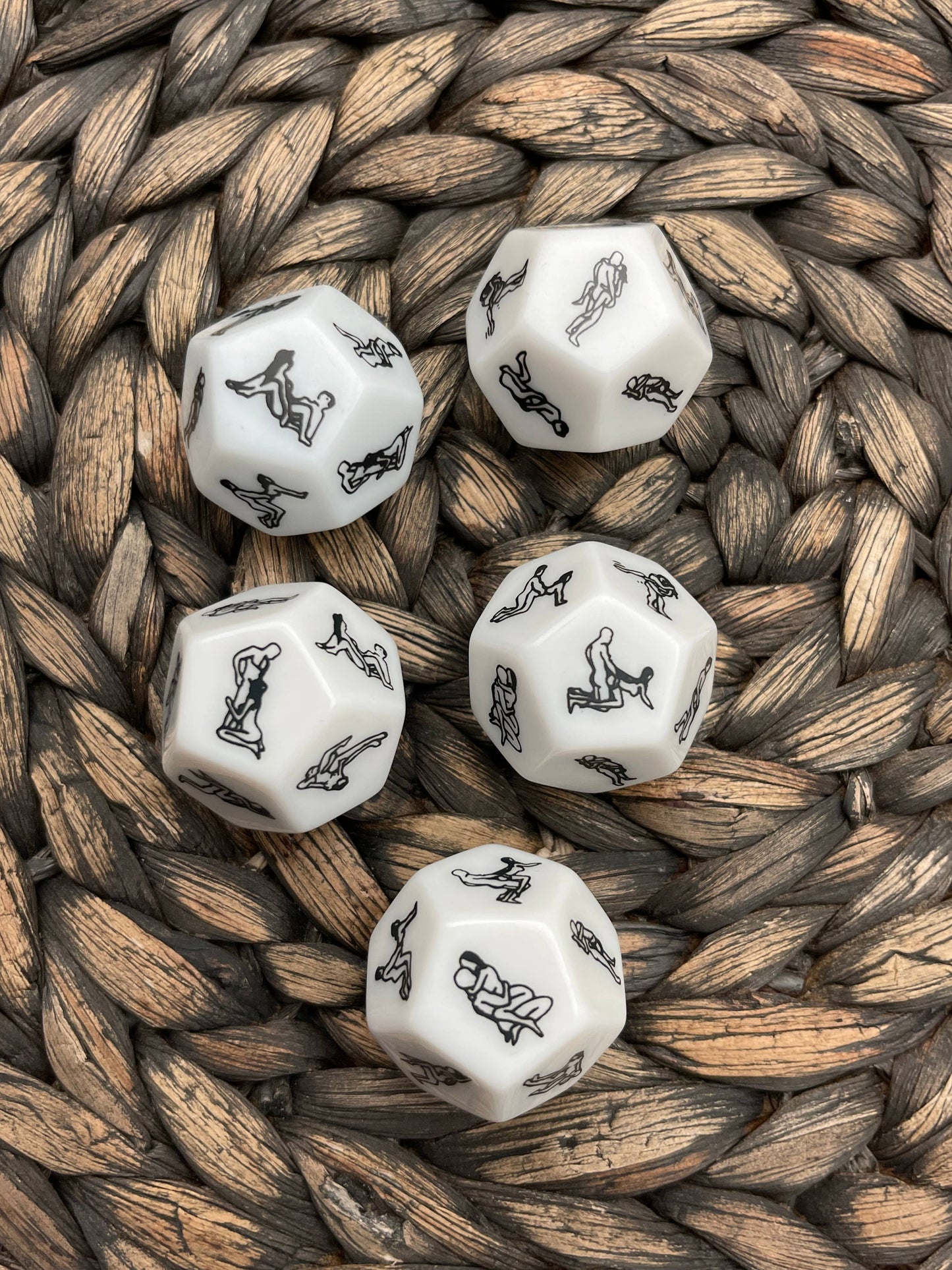 12 Sided Sex Position Dice