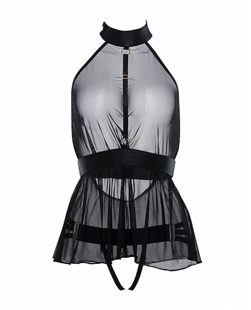 Be My Baby Sheer Harness Babydoll