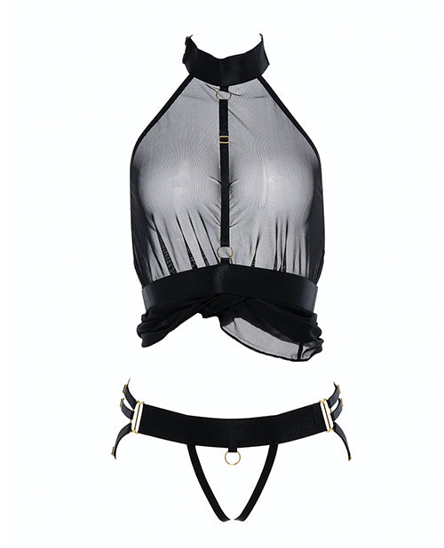 Be My Baby Sheer Harness Babydoll