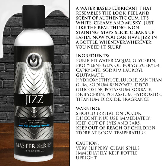 Jizz Water Based Cum Scented Lube