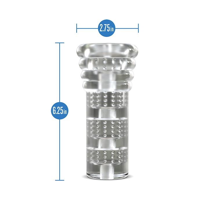 Blush M for Men Soft & Wet Magnifier Stroker - Clear