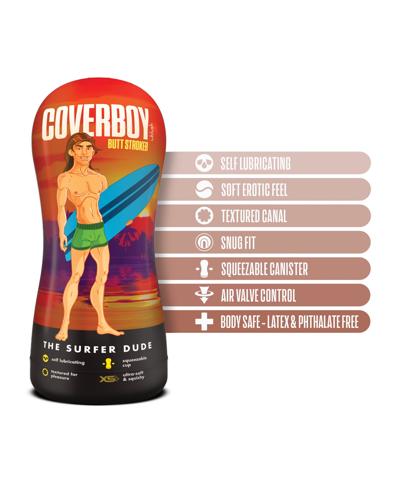 Blush Coverboy The Surfer Dude