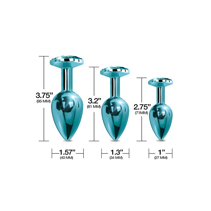 Nixie Jeweled Metal Butt Plug