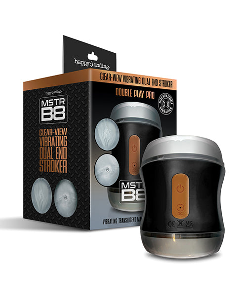 MSTR B8 Double Play Pro Vibrating Dual End Stroker