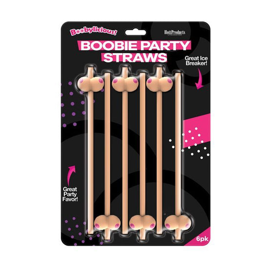 Boobie Party Straws