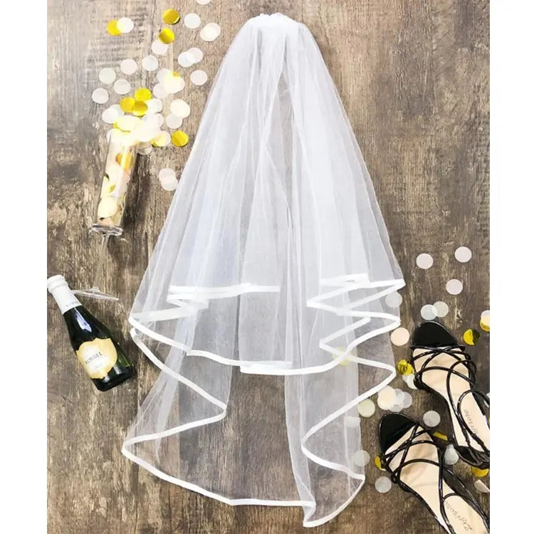 White Bridal Veil