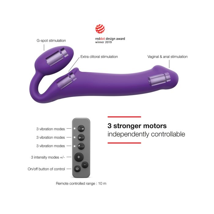 Strap On Me Vibrating Bendable Strapless Strap On