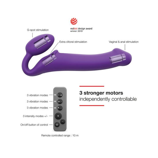 Strap On Me Vibrating Bendable Strapless Strap On